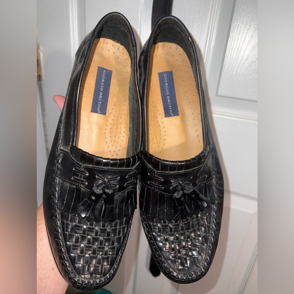 Giorgio Brutini Woven Tassel loafers